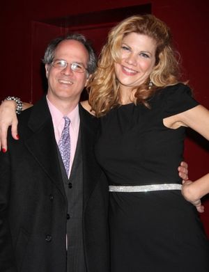 Director Jonathan Bank and Kristen Johnston Photo